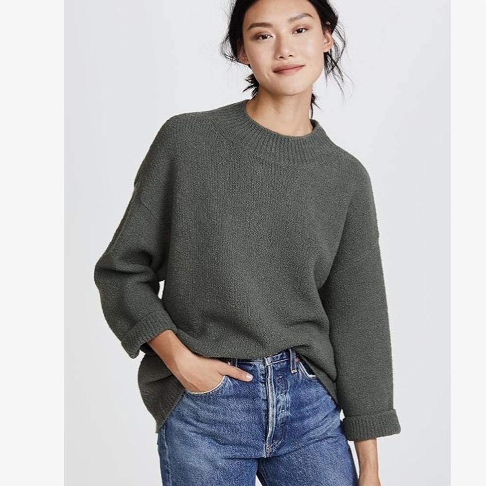 Vince Charcoal Crew Neck Sweater